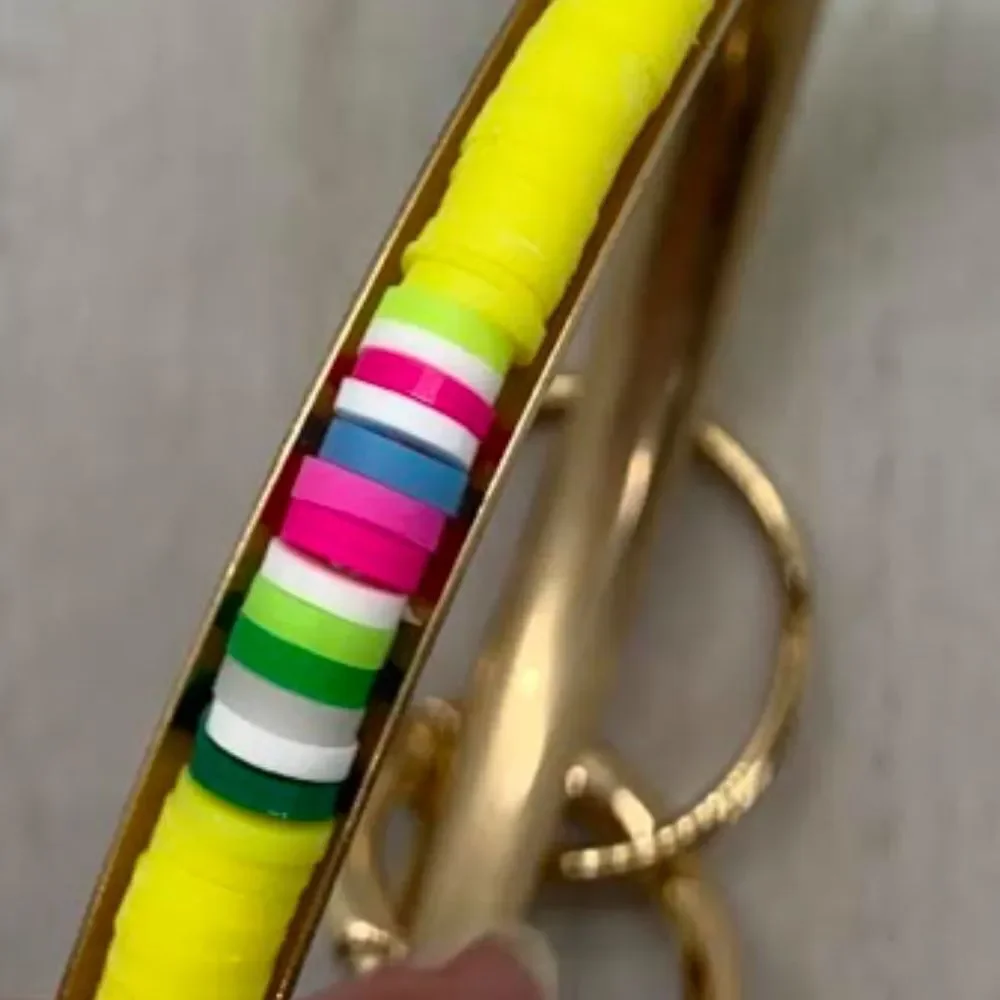 Wristlet Yellow Keychain